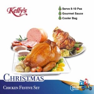 [Pre Order Christmas Deli] Kelly's Chicken Xmas Festive Set (8-10pax) Chilled