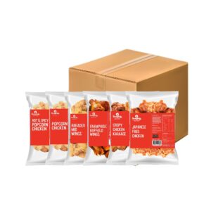Farmpride Buffalo Wing/Popcorn/H&S Poporn/Breaded Mig Wing 1kg Frozen (Halal) - x10 pkts/ctn [B2B]