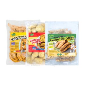 Kizmiq Fried Chicken Nuggets/Fillet Strips/Battered Fillets [Frozen] Halal