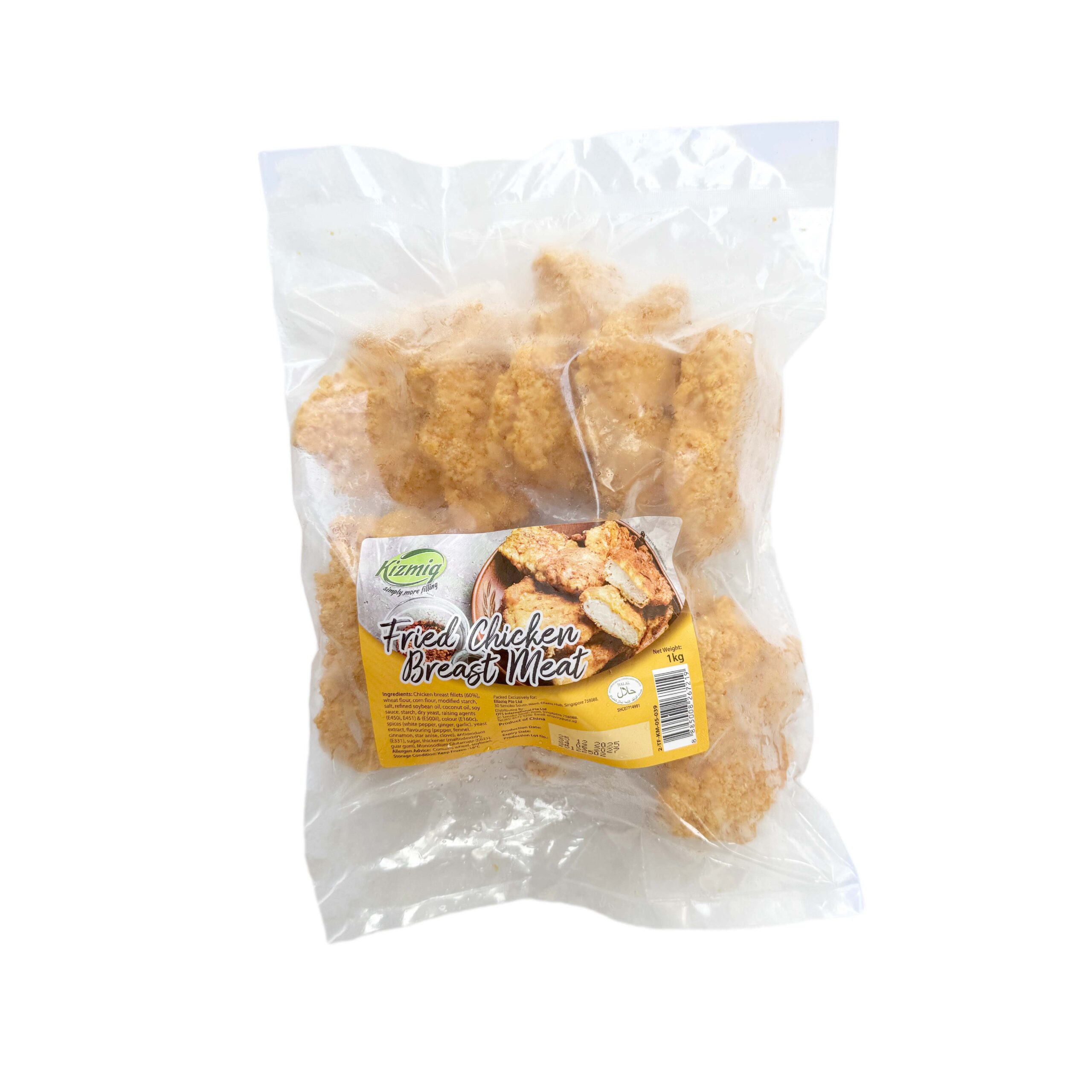 Kizmiq Fried Chicken Breast Meat 1kg Frozen (Halal)